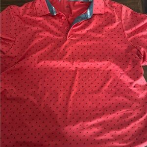 Adidas Men's Red Polo Shirt
